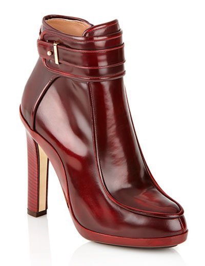 Botín en piel de becerro de Salvatore Ferragamo